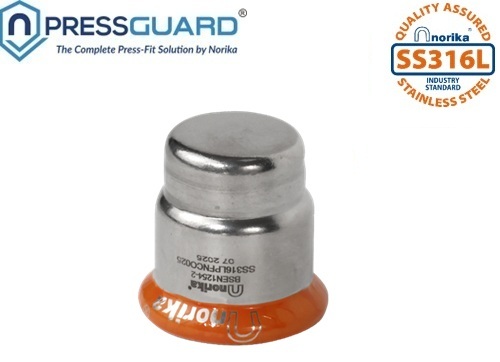 Stainless Steel 316L Press Fit End Cap